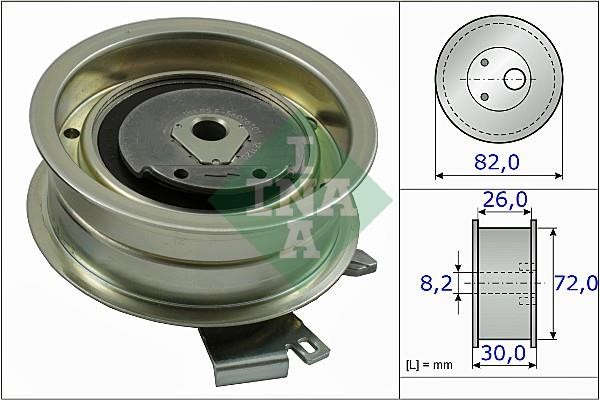 Wilmink Group WG1252217 Tensioner pulley, timing belt WG1252217