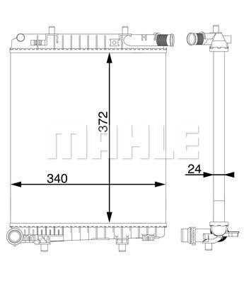 Wilmink Group WG2182777 Radiator, engine cooling WG2182777