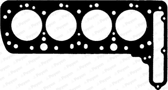 Wilmink Group WG1176647 Gasket, cylinder head WG1176647