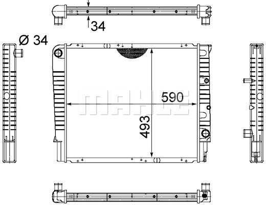 Wilmink Group Radiator, engine cooling – price