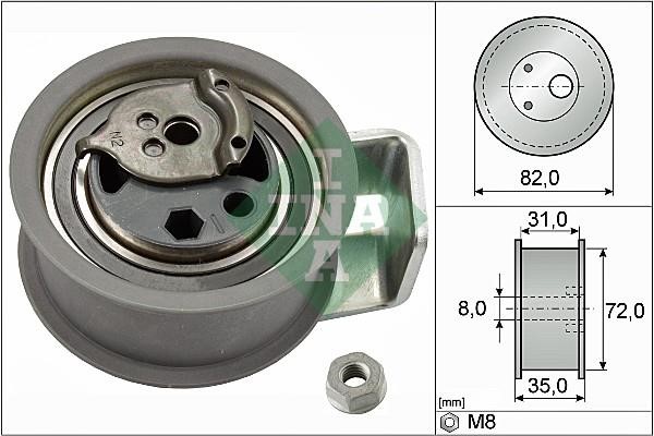 Wilmink Group WG1252352 Tensioner pulley, timing belt WG1252352