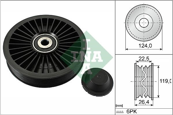 Wilmink Group WG1252833 V-ribbed belt tensioner (drive) roller WG1252833