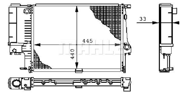 Wilmink Group WG2183302 Radiator, engine cooling WG2183302