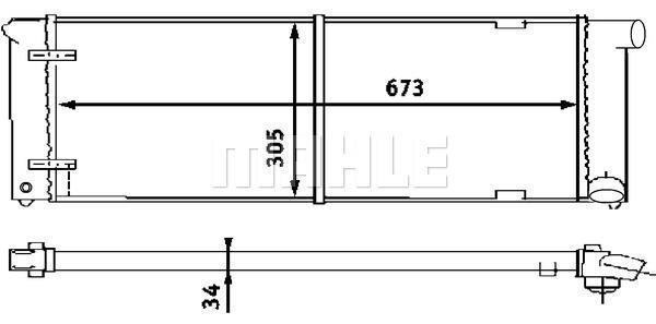 Wilmink Group WG2183574 Radiator, engine cooling WG2183574