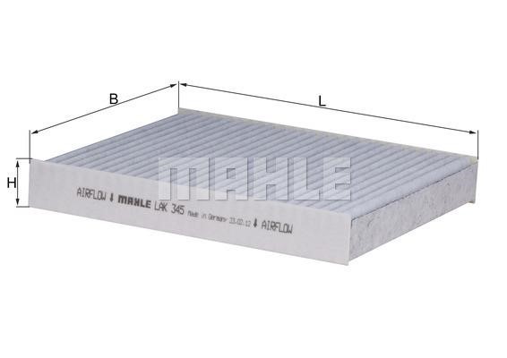 Wilmink Group WG1215640 Activated Carbon Cabin Filter WG1215640