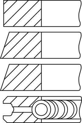 Wilmink Group WG1187690 Piston Ring Kit WG1187690