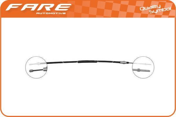 Fare 17606 Cable Pull, parking brake 17606