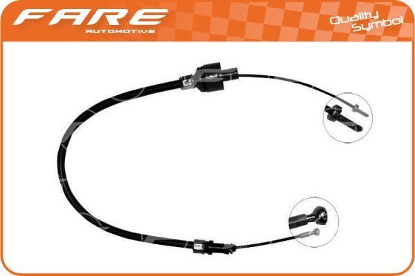 Fare 24619 Cable Pull, clutch control 24619