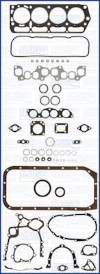 Wilmink Group WG1165458 Full Gasket Set, engine WG1165458