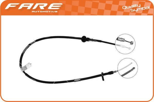 Fare 18323 Cable Pull, parking brake 18323