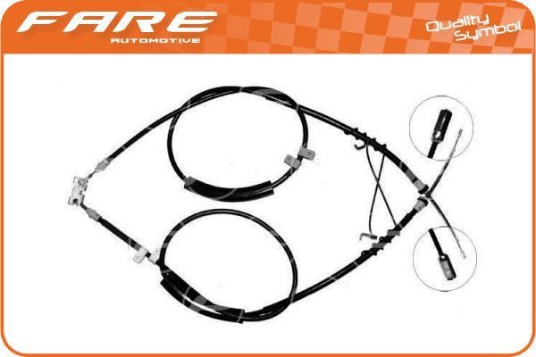 Fare 17549 Cable Pull, parking brake 17549