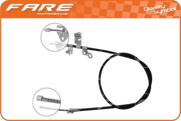 Fare 19109 Cable Pull, parking brake 19109