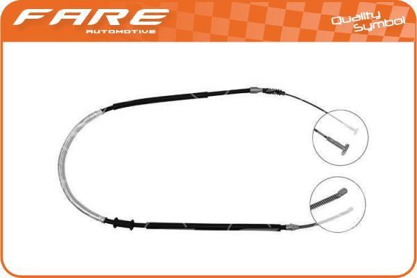 Fare 18050 Cable Pull, parking brake 18050