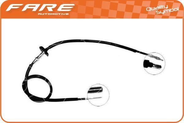 Fare 18929 Cable Pull, parking brake 18929