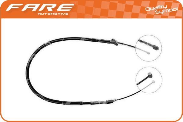 Fare 19132 Cable Pull, parking brake 19132