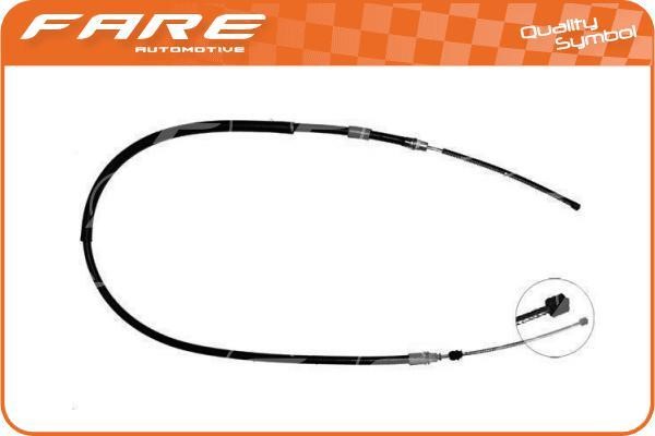 Fare 18883 Cable Pull, parking brake 18883