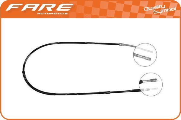 Fare 18371 Cable Pull, parking brake 18371