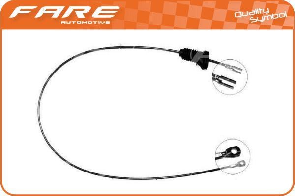 Fare 19186 Cable Pull, parking brake 19186