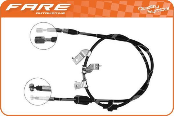 Fare 18412 Cable Pull, parking brake 18412