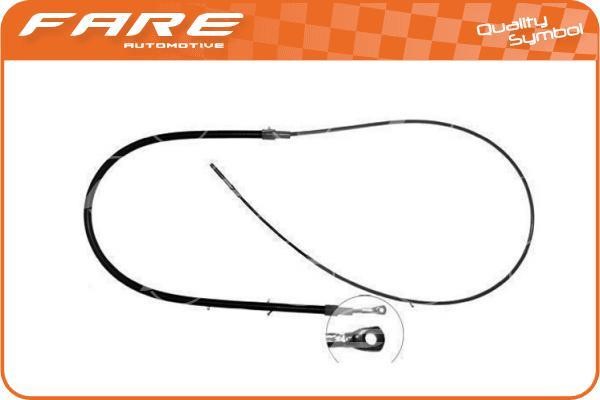 Fare 17766 Cable Pull, parking brake 17766