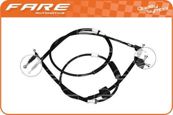 Fare 18661 Cable Pull, parking brake 18661