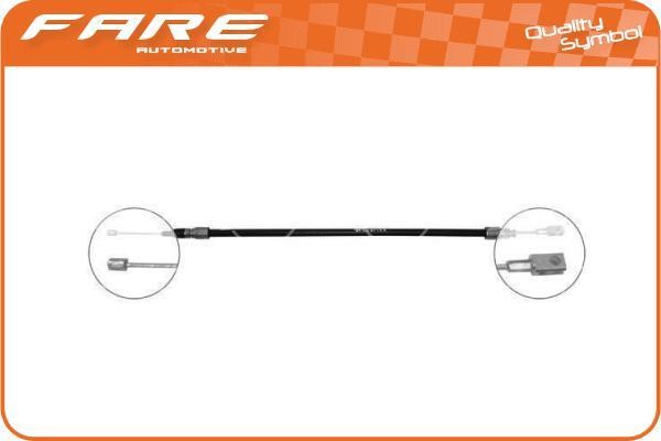 Fare 19188 Cable Pull, parking brake 19188