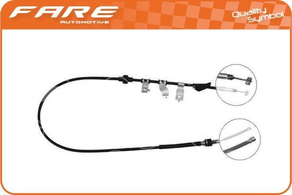 Fare 18404 Cable Pull, parking brake 18404