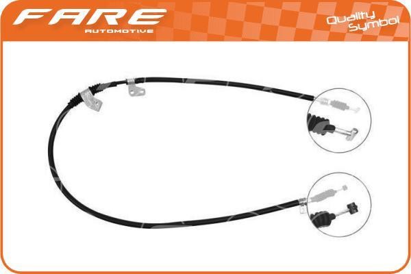 Fare 18430 Cable Pull, parking brake 18430