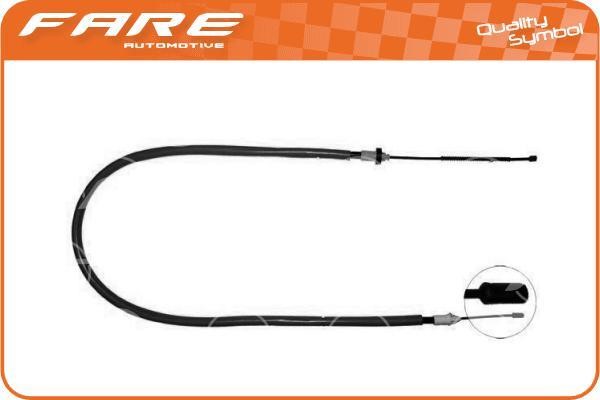Fare 18871 Cable Pull, parking brake 18871