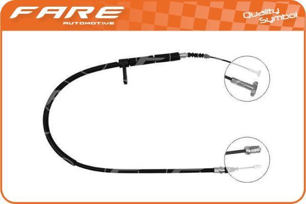 Fare 17557 Cable Pull, parking brake 17557