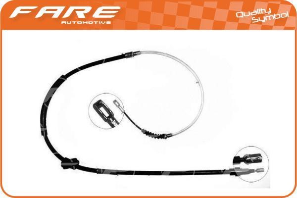 Fare 17728 Cable Pull, parking brake 17728