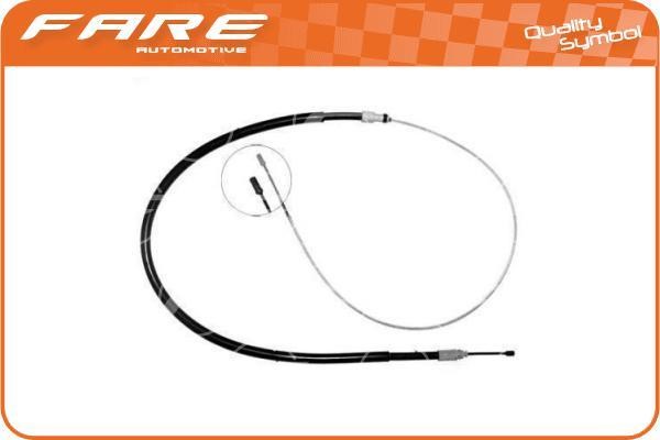 Fare 17833 Cable Pull, parking brake 17833