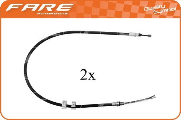 Fare 17988 Cable Pull, parking brake 17988