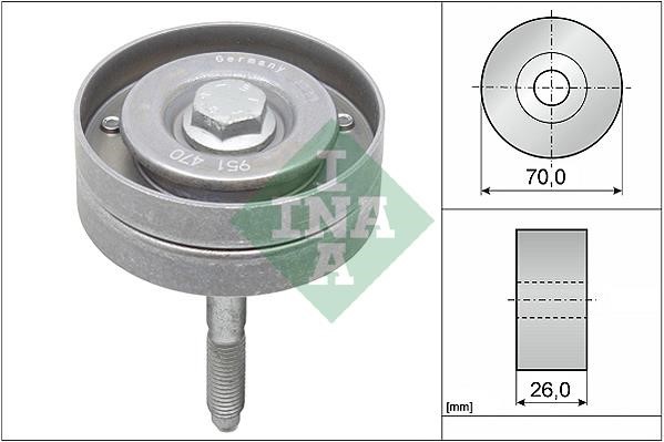 Wilmink Group WG1253094 V-ribbed belt tensioner (drive) roller WG1253094