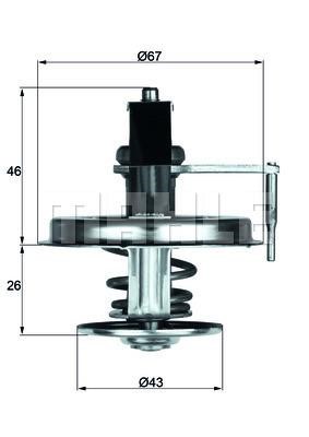 Wilmink Group WG1262711 Thermostat, coolant WG1262711