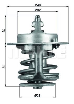 Wilmink Group WG1264904 Thermostat, coolant WG1264904