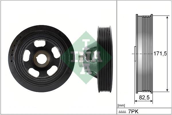 Wilmink Group WG2101395 Belt Pulley, crankshaft WG2101395