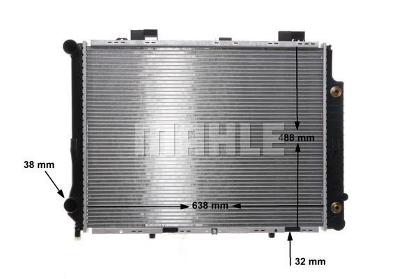 Radiator, engine cooling Wilmink Group WG2183842