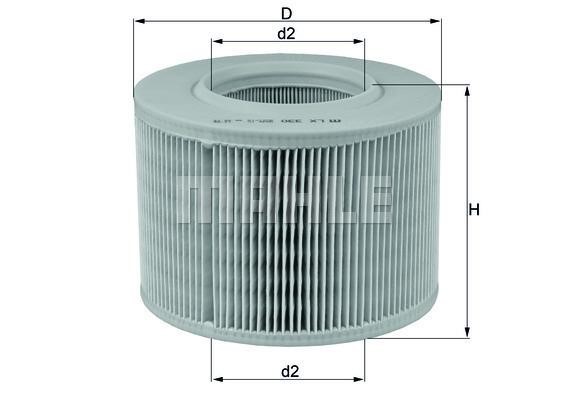 Wilmink Group WG1216437 Air filter WG1216437