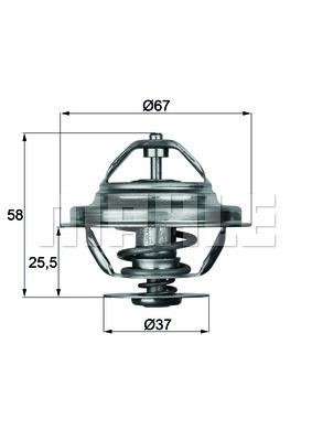 Wilmink Group WG1217905 Thermostat, coolant WG1217905
