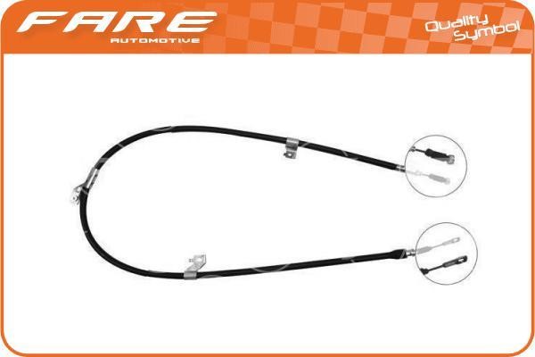 Fare 18533 Cable Pull, parking brake 18533