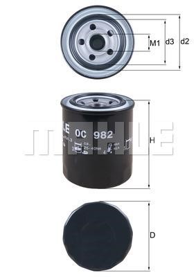 Wilmink Group WG1217251 Oil Filter WG1217251