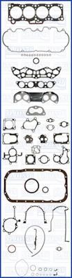 Wilmink Group WG1164569 Full Gasket Set, engine WG1164569