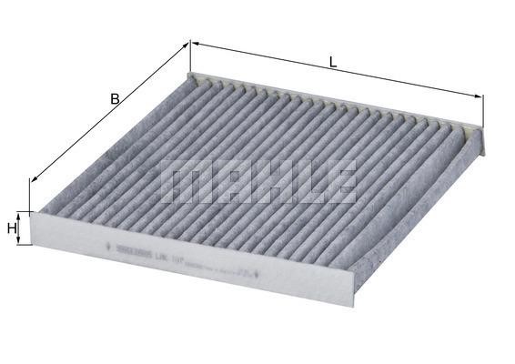 Wilmink Group WG1215561 Activated Carbon Cabin Filter WG1215561
