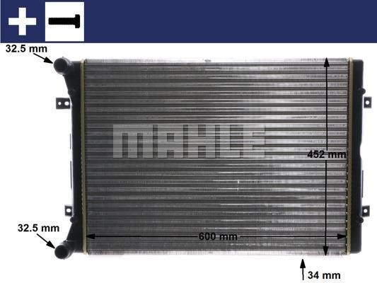 Radiator, engine cooling Wilmink Group WG2183055