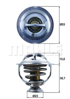 Wilmink Group WG1426521 Thermostat, coolant WG1426521