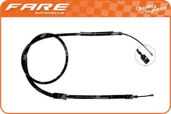 Fare 17554 Cable Pull, parking brake 17554