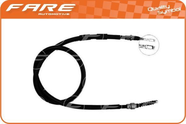 Fare 17540 Cable Pull, parking brake 17540