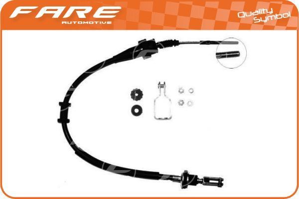 Fare 24682 Cable Pull, clutch control 24682
