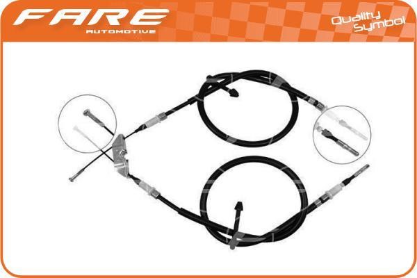 Fare 18934 Cable Pull, parking brake 18934